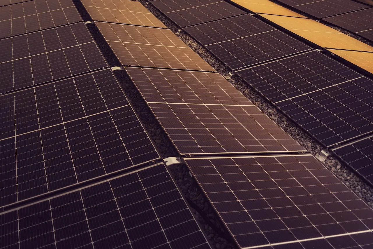 Solceller på villatak i Malmö